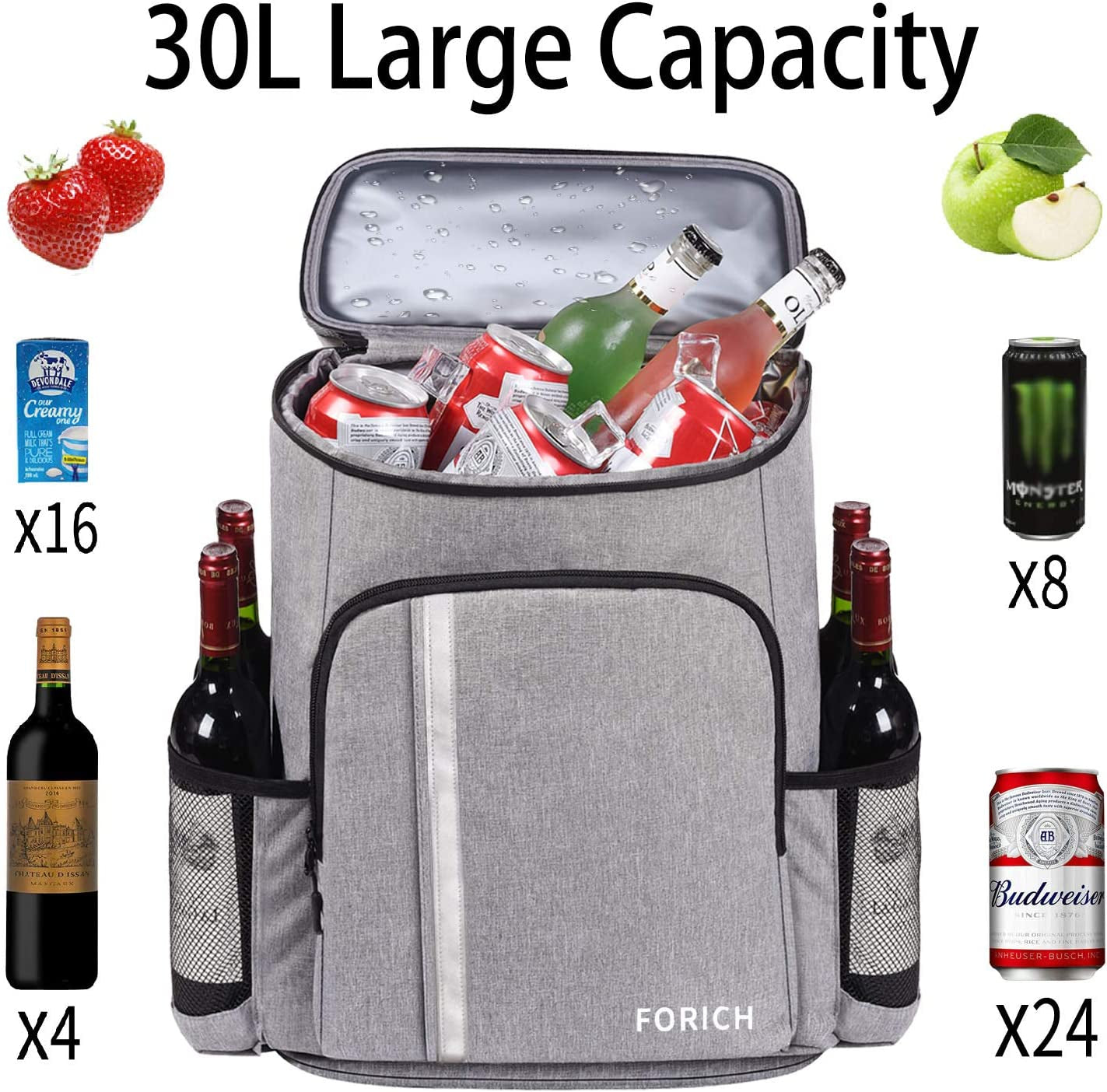 Chill Out Backpack: Your Portable Party Palace for 30 Cold Ones, Hikes, and Sneaky Office Lunches!